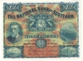 National Bank Of Scotland Ltd 1 Pound,  1.10.1915